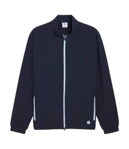 Mens Cypress Performance Golf Soft Shell Jacket Deep Navy Puma