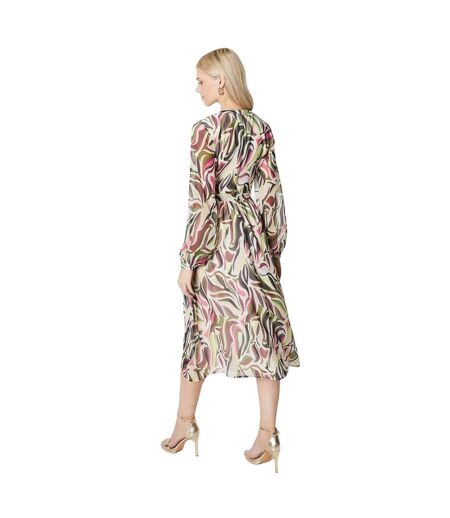 Robe mi-longue femme multicolore Principles