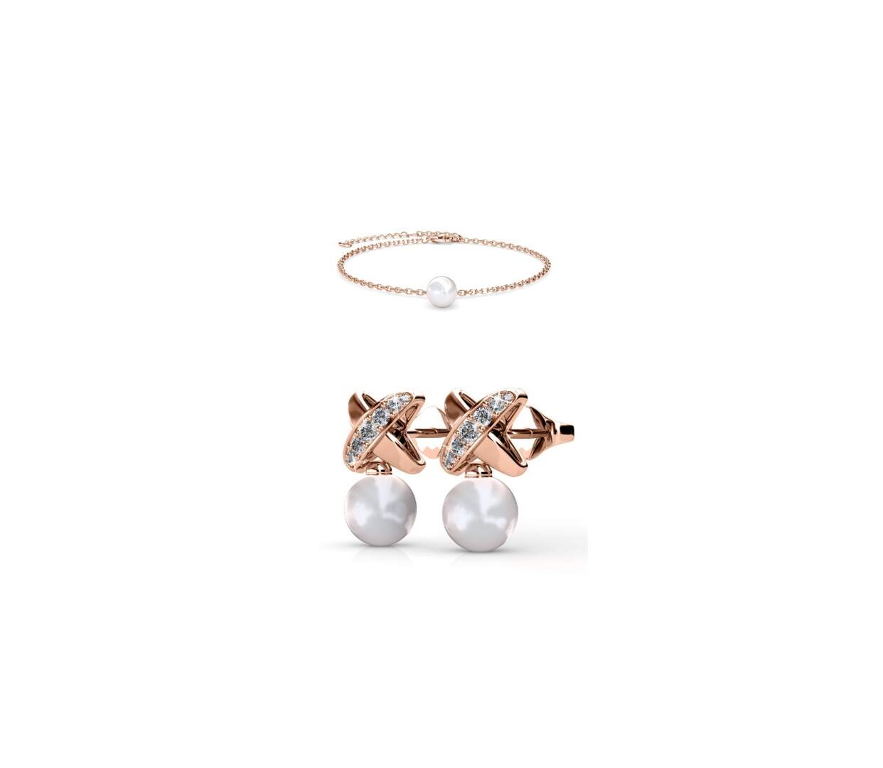 Bracelet Braided , Cristal d'Autriche-1