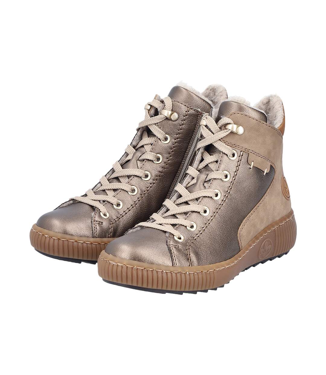 Basket Montante à Lacets et Zip Rieker Kasanga-3