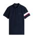 Polo Motif/style Rayures Contrastées Homme Rose Foncé Violet Tommy Hilfiger-2