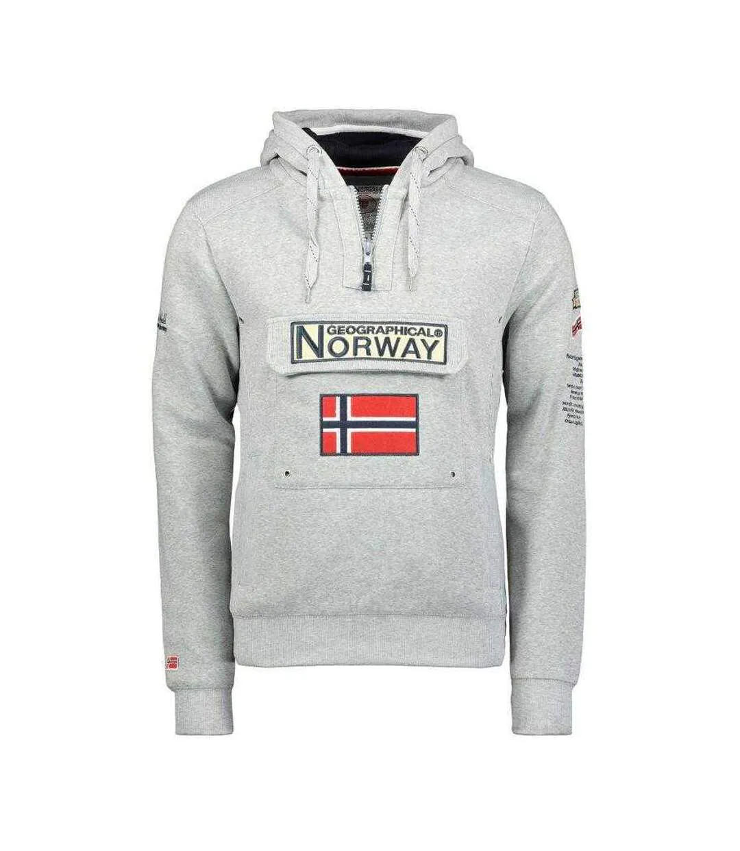 Sweat Gymclass Homme Gris Geographical Norway-1