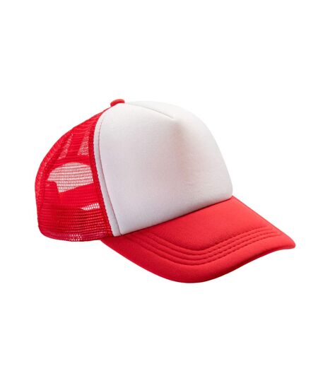 Casquette Trucker Detroit Rouge Blanc Result Headwear