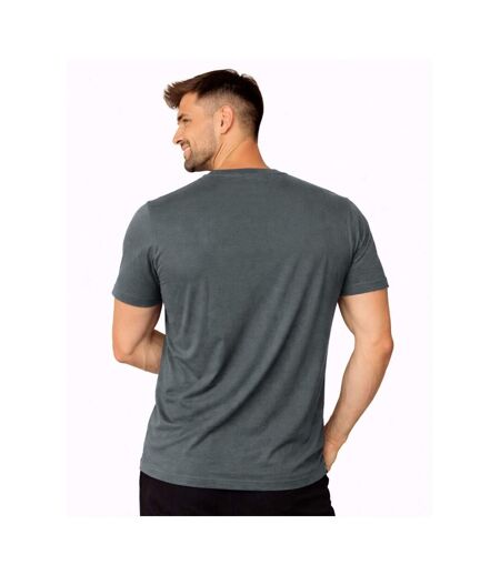 T-shirt homme col rond en jersey 140grm imprimé devant Log6 Vondutch