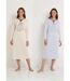 Chemise de nuit manches longues coton - lot de 2-1