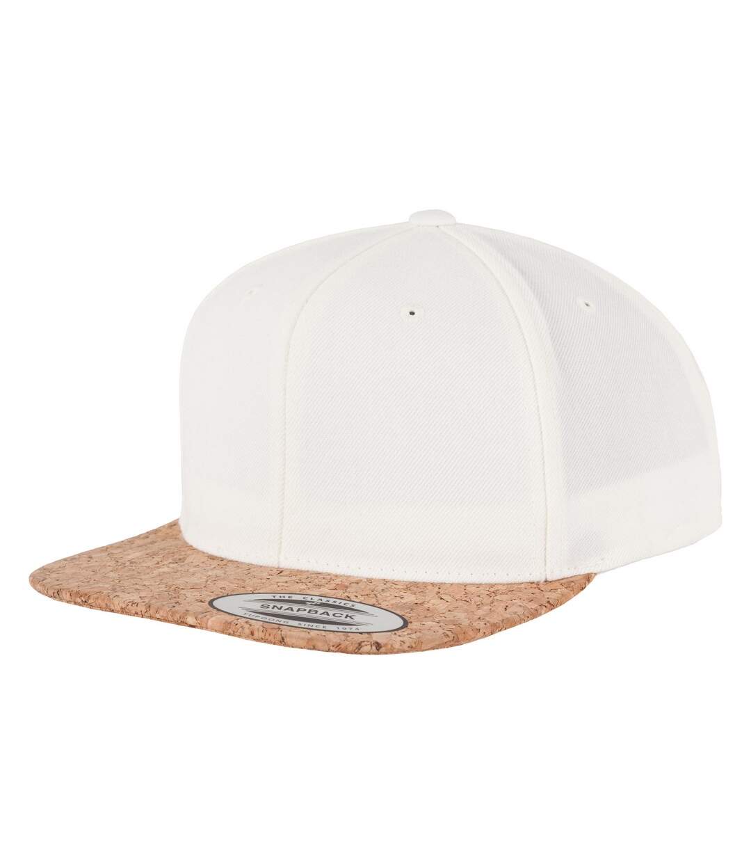 Casquette ajustable flexfit adulte beige Yupoong-1