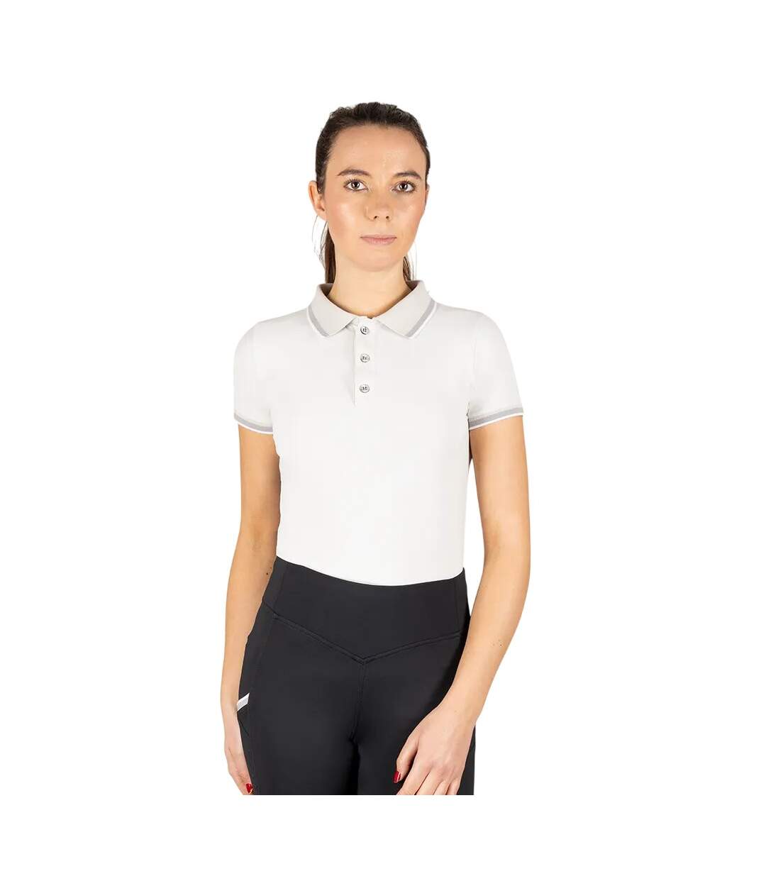 Polo Darnick Femme Gris Pâle Coldstream-2