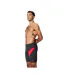 Mens Hyperboom Stripe Logo Jammer Shorts Black Red Speedo-4