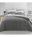 Parure de Lit 3 Pièces Versa 240x220cm Anthracite-1