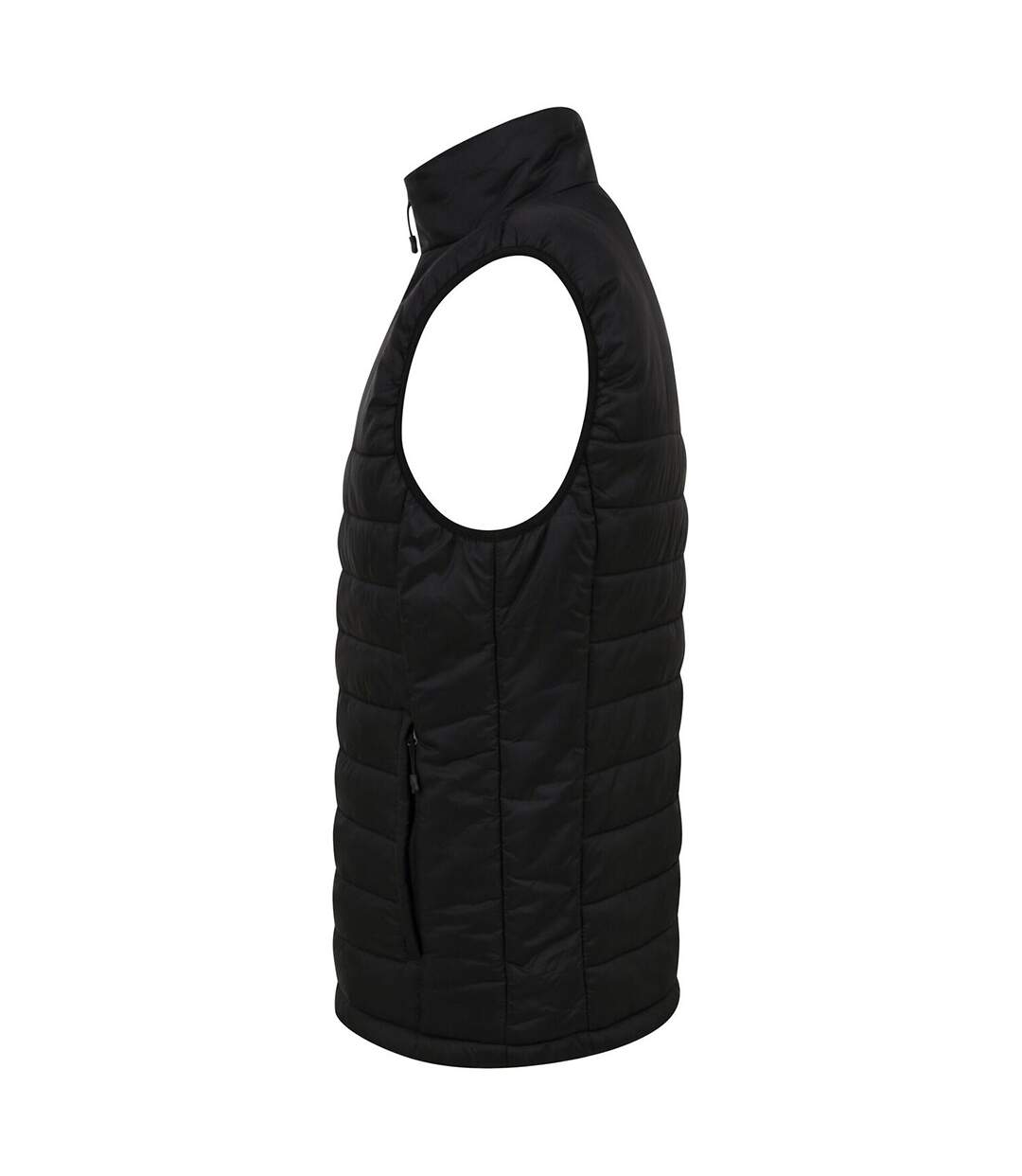 Henbury Unisex Adults Padded Vest (Black)