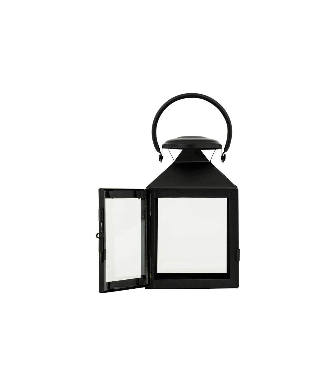 Lanterne en Métal Winy 17cm Noir-2