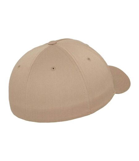 Casquette De Baseball Motif/style 5 Panneaux Marron Kaki Flexfit