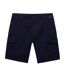 Mens Deline Cotton Blend Cargo Shorts Marine Blue Napapijri-2