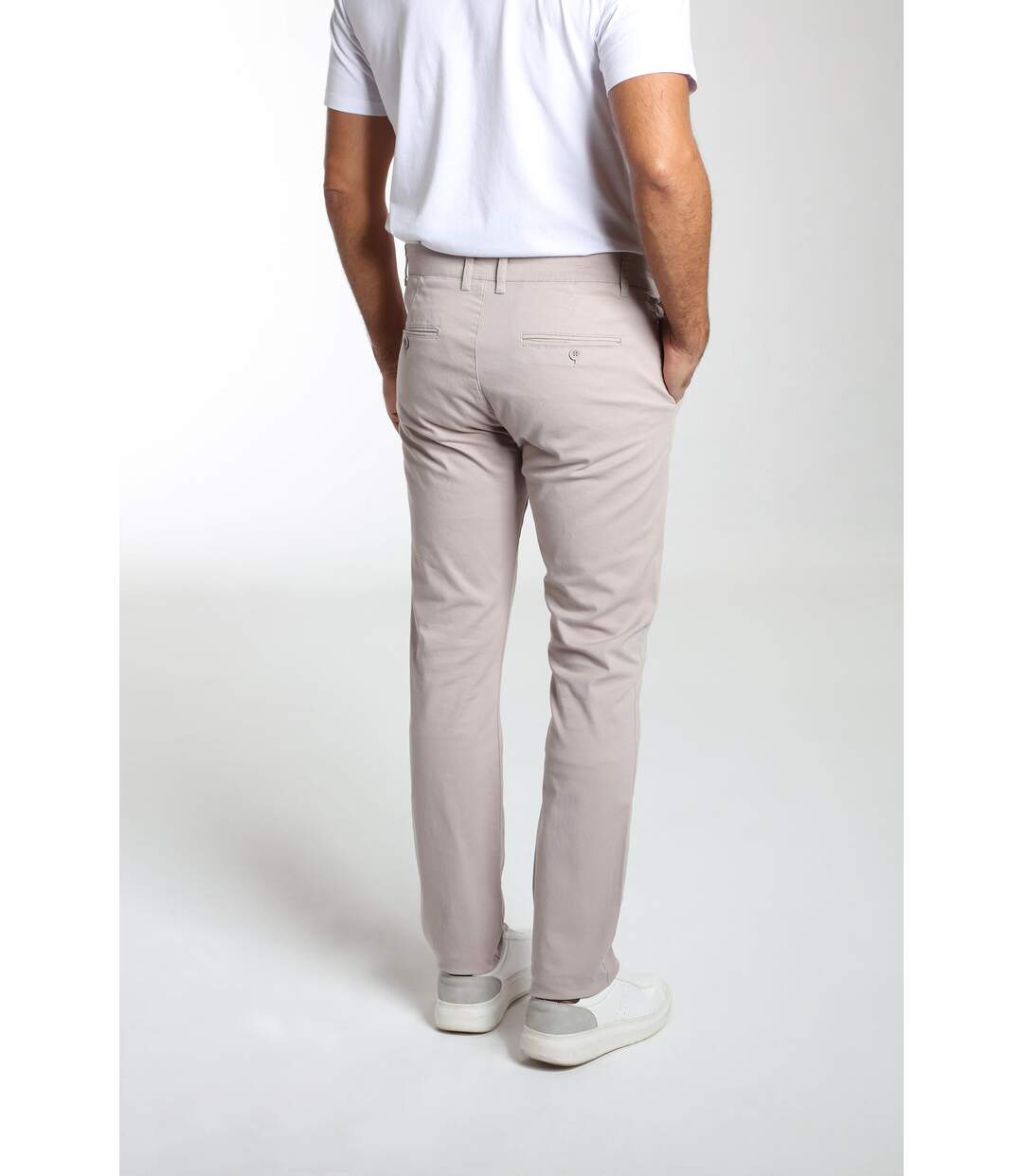 Pantalon coupe regular en coton PORTO-3