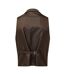 Premier Mens Herringbone Waistcoat (Brown Check)