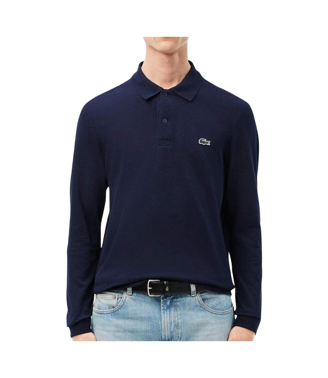 Polo bleu marine homme lacoste dh5523-1
