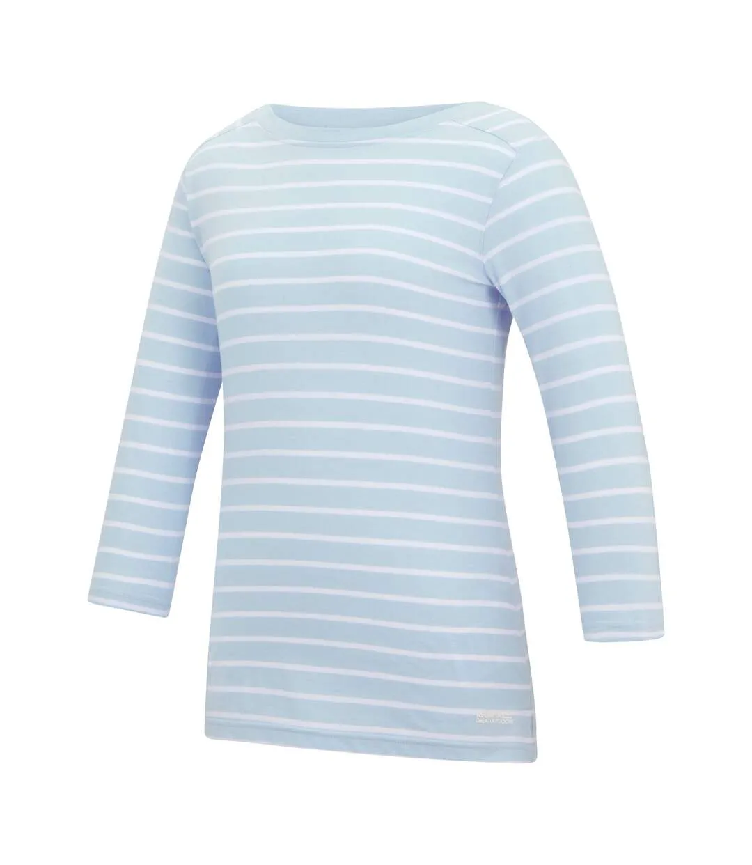 T-shirt Motif/style Rayé Baylette Femme Blanc Ciel Blanc Regatta-4