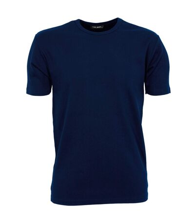 Mens Interlock Short Sleeve T-shirt Navy Blue Tee Jays