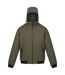 Regatta Mens Renly Hooded Waterproof Jacket (Dark Khaki)