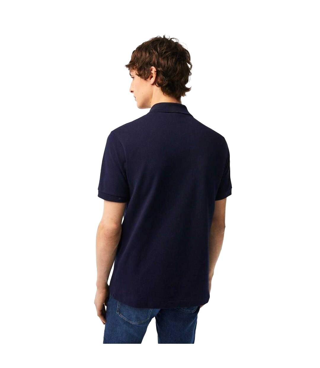 Polo Manches Courtes Homme Bleu Marine Lacoste-3