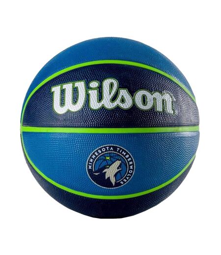 Ballon De Basket Motif/style Nba Minnesota Timberwolves Taille 7 Bleu Wilson