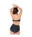 Womens/ladies Twist Multiway Bikini Top Black Be You-3