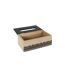 Boîte à Mouchoir Déco Mirage 24cm Noir-3