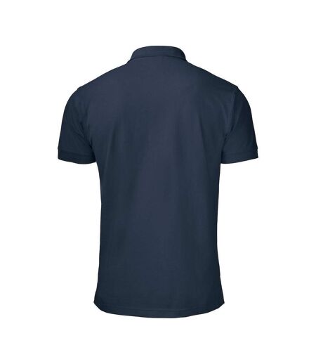 Mens Surf Pro Rsx Polo Shirt Navy Printer