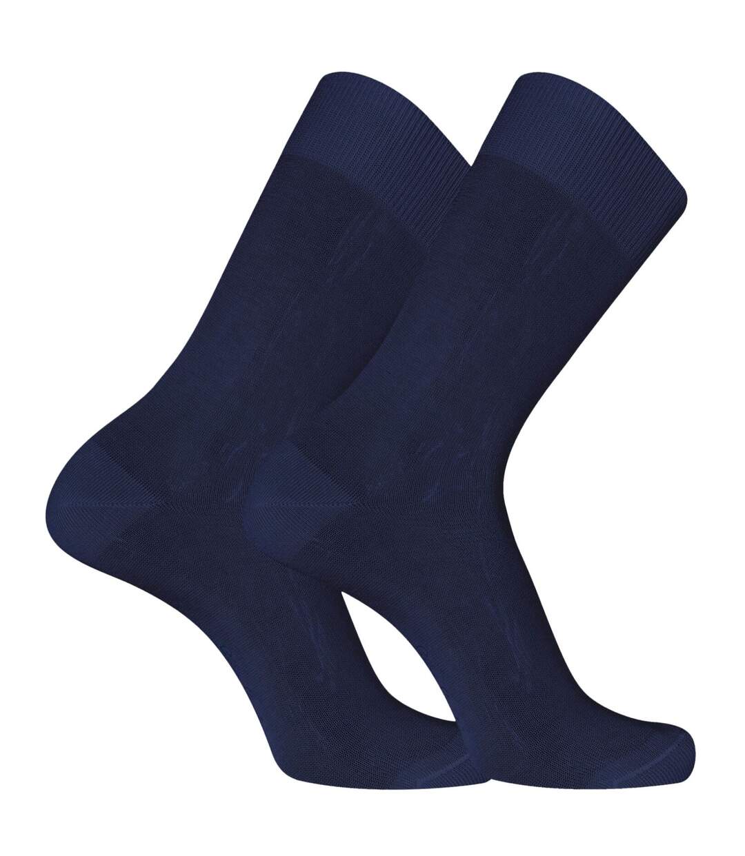 Lot de 2 Paires de chaussettes de ville en Fil d'Ecosse modèle 0110 Pierrecardin