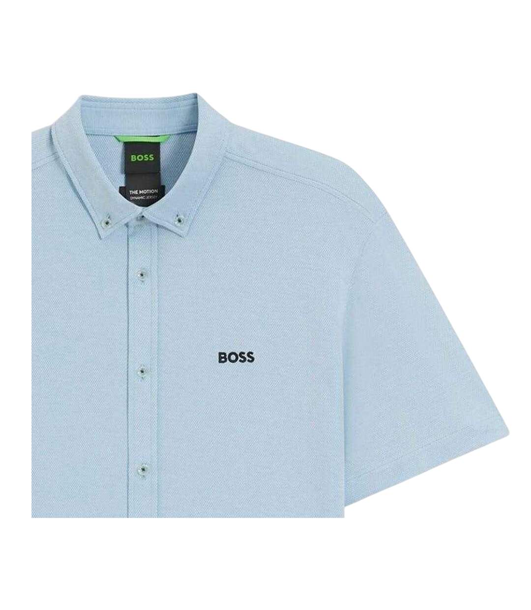 Chemise Motif/style Uni Motion Homme Bleu Clair Boss-2