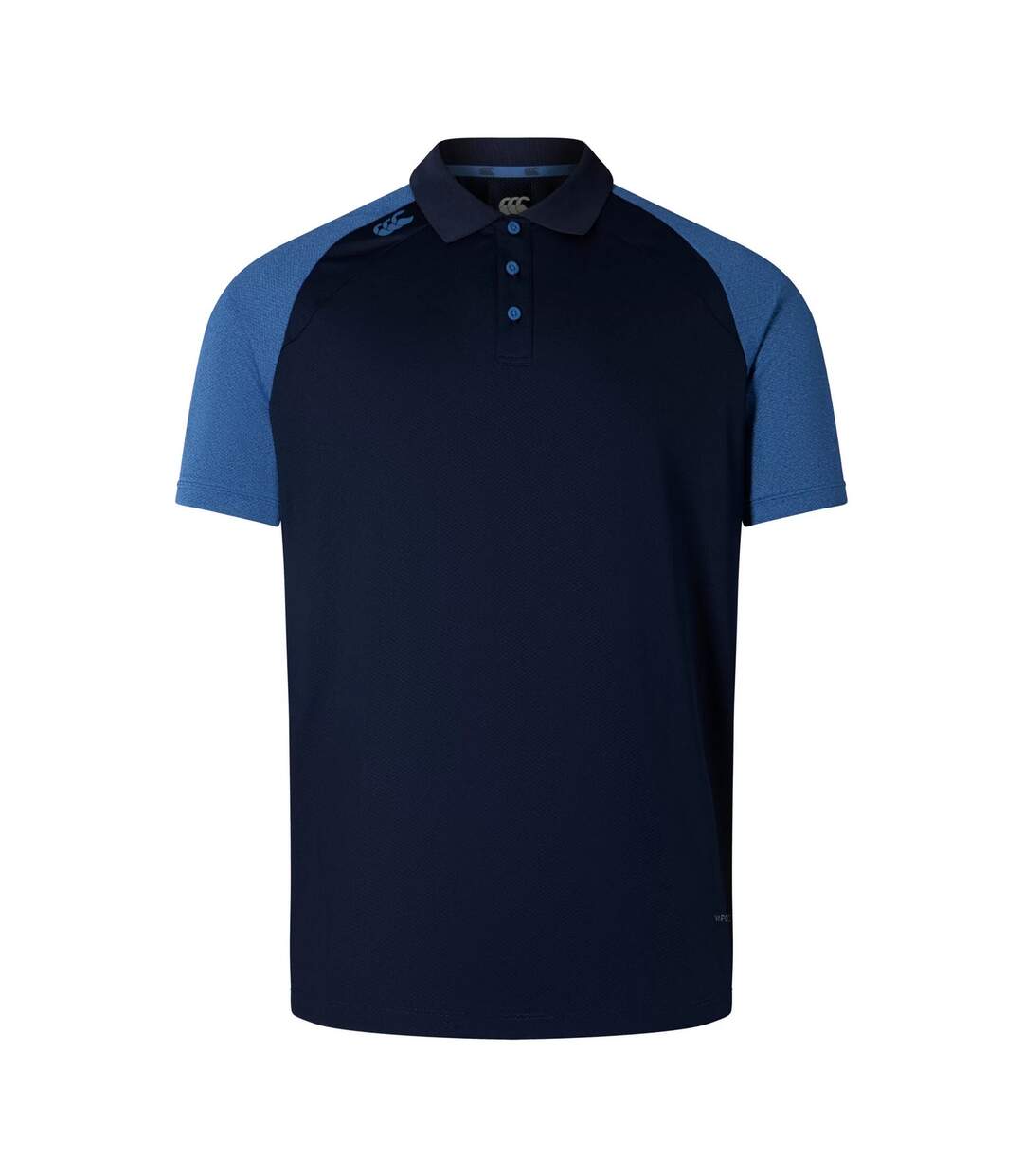 Mens Elite Polo Shirt Navy True Navy Marl Canterbury-1