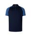 Mens Elite Polo Shirt Navy True Navy Marl Canterbury-1