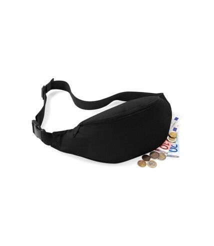 Bagbase Adjustable Fanny Pack (84 fl oz) (Black) - UTBC1312