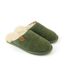 Mens ellis sheepskin slippers olive Eastern Counties Leather-1