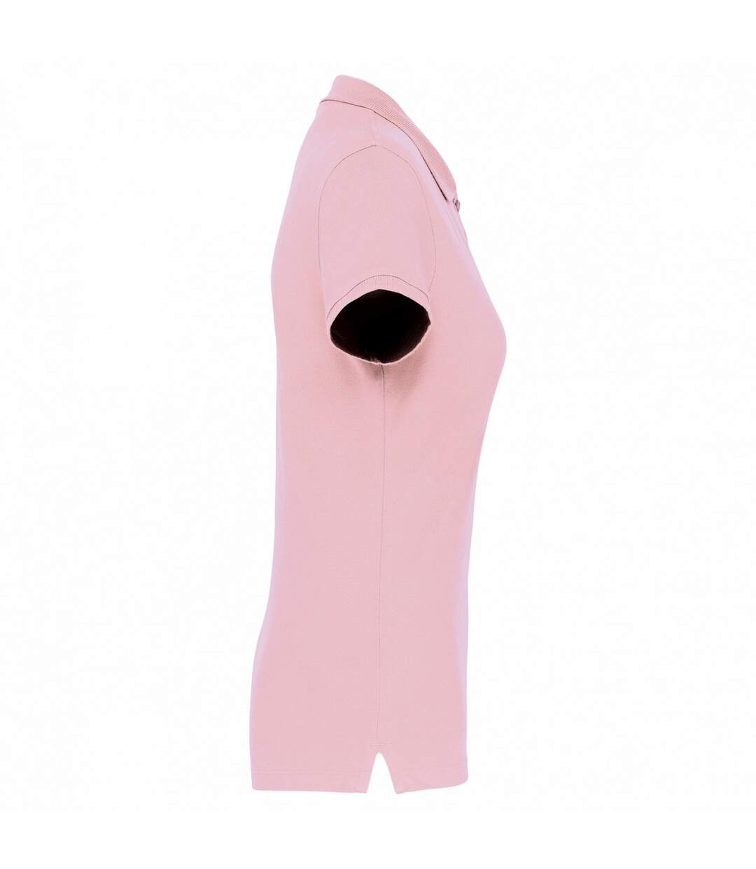 Womens/ladies pique polo shirt pale pink Kariban-3