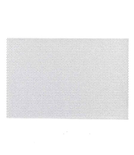 Set de Table Luxurious 30x45cm Blanc & Argent