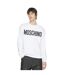 Pull Motif/style Vif Homme Blanc Moschino-1