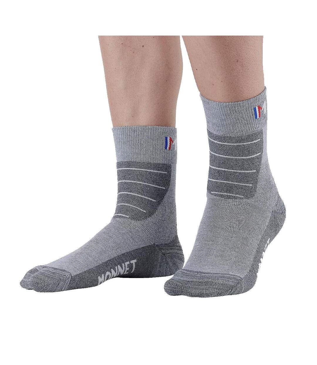 Paire de chaussettes grises homme confort-1