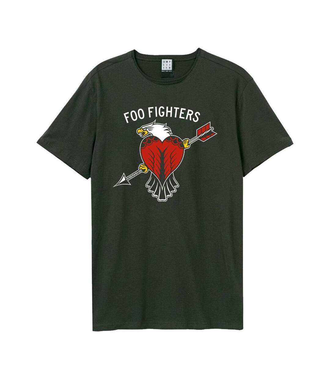 T-shirt Eagle Tattoo Adulte Charbon Amplified-1