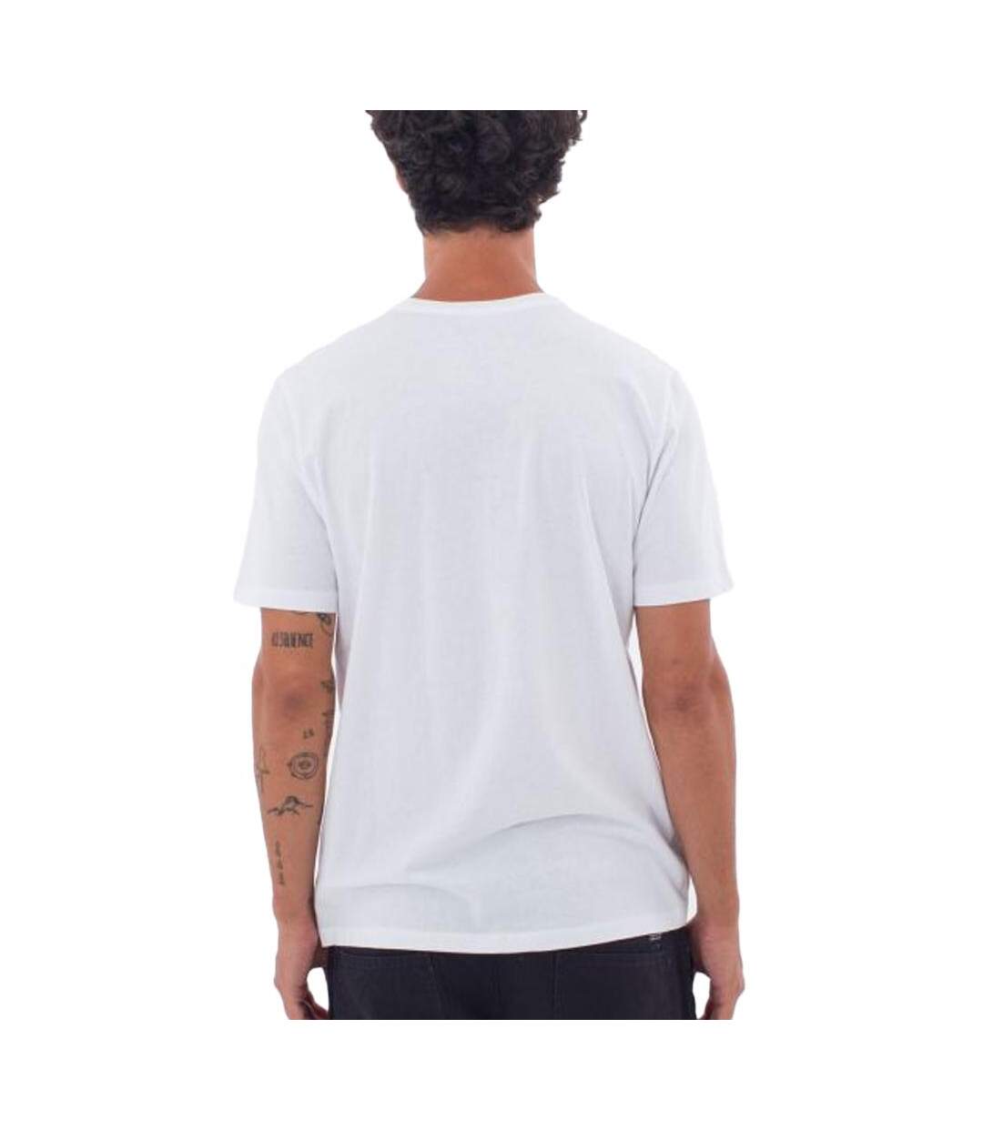 T-shirt blanc homme hurley the box ss - m-2