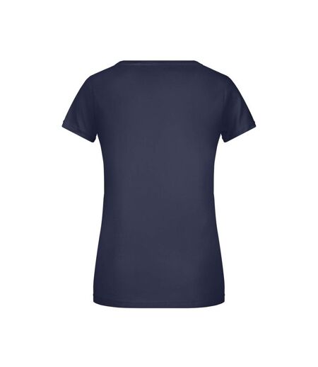 T-shirt Basic Femme Bleu Marine James And Nicholson
