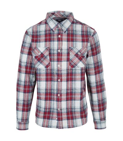 Mens Wrothamton Shirt Raspberry Check Trespass