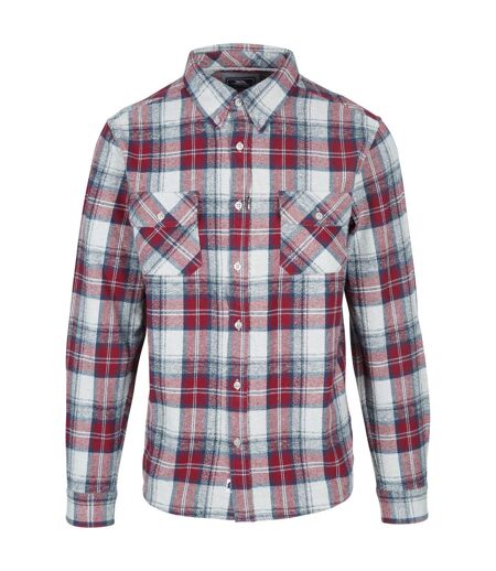 Mens Wrothamton Shirt Raspberry Check Trespass