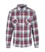 Mens Wrothamton Shirt Raspberry Check Trespass-1