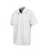 Polo manches courtes impact homme blanc Spiro-1