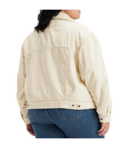 Veste camionneur femme crème Levis