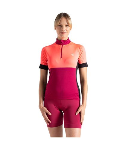 Maillot de cyclisme compassion femme rose néon / rose foncé Dare 2B