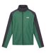 Regatta Great Outdoors Mens Hedman II Two Tone Full Zip Fleece Jacket (Eden/Ash) - UTRG1398