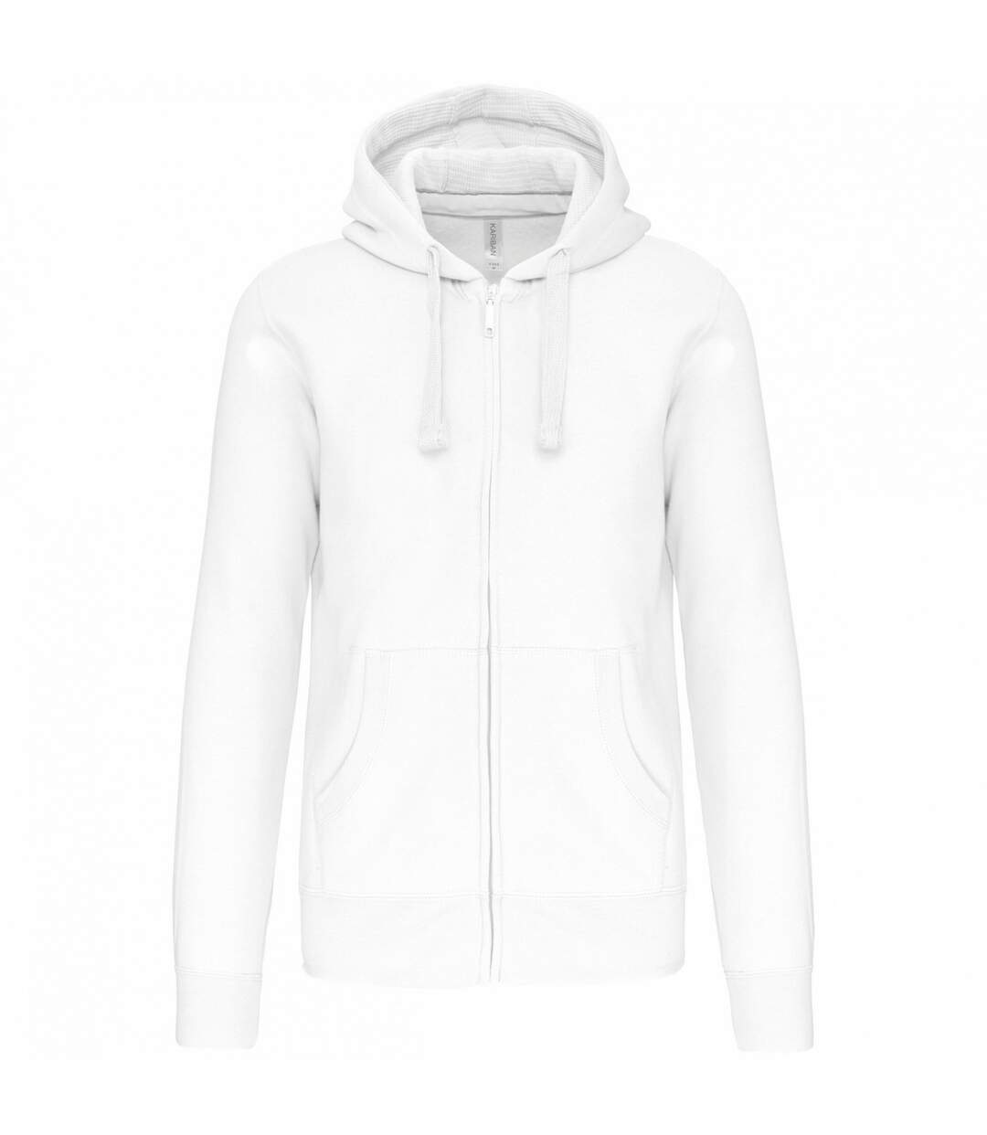 Veste À Capuche Adulte Blanc Kariban-1