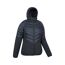 Womens/ladies agile padded soft shell jacket black Mountain Warehouse-3